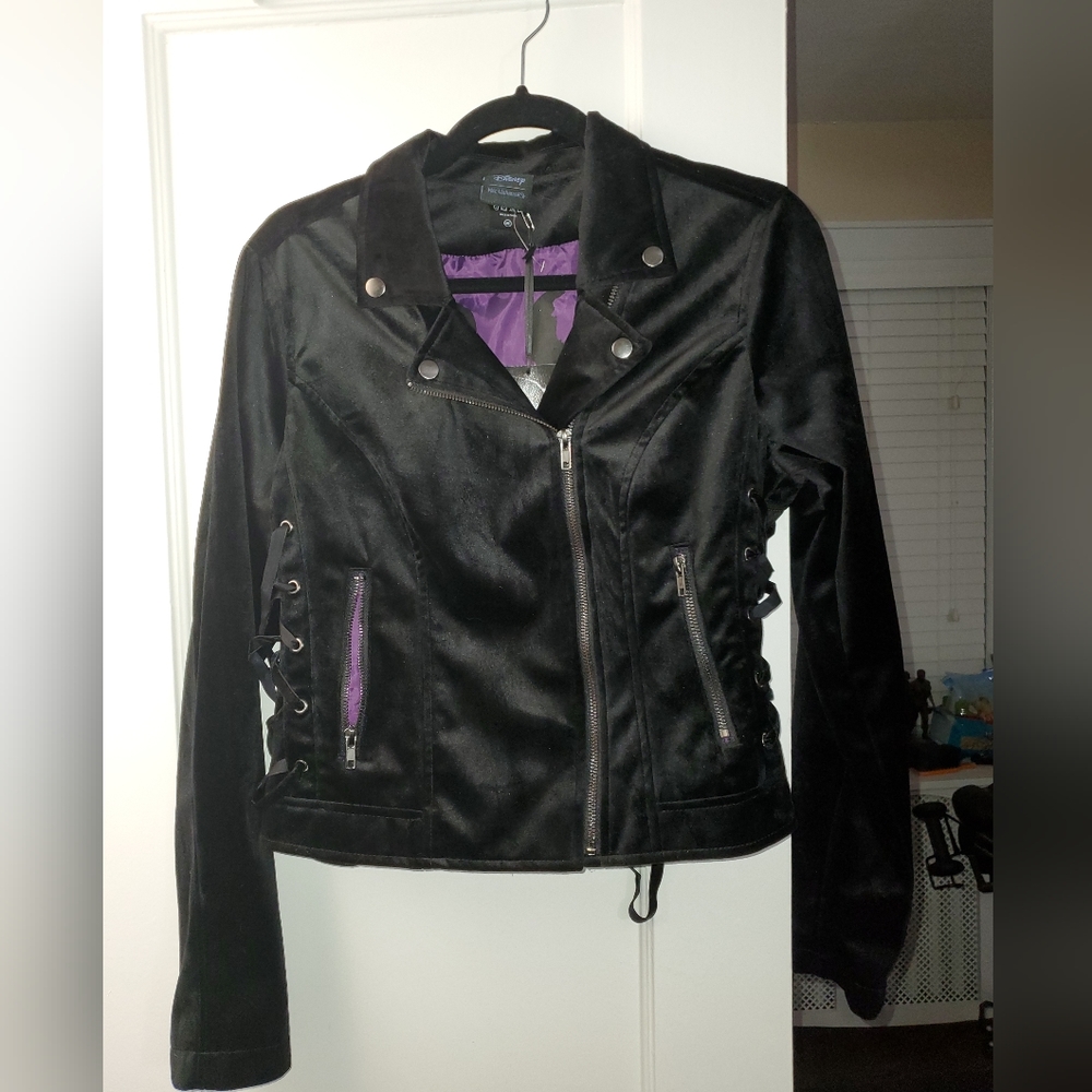 Suede Malificent Moto Jacket